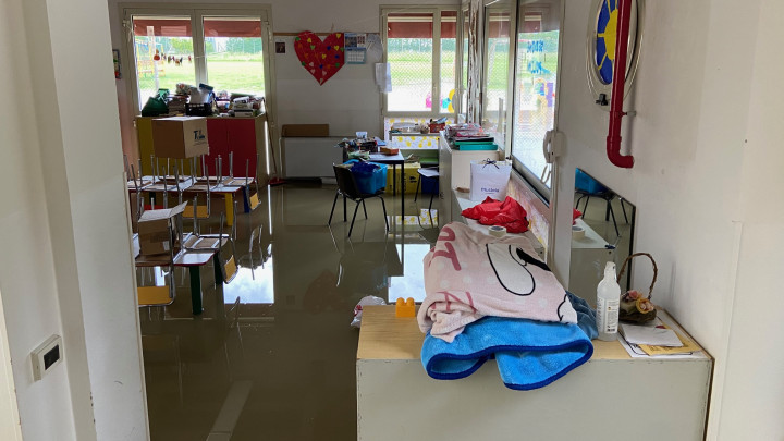 foto Scuola paritaria parrocchiale “San Giuseppe” alluvionata